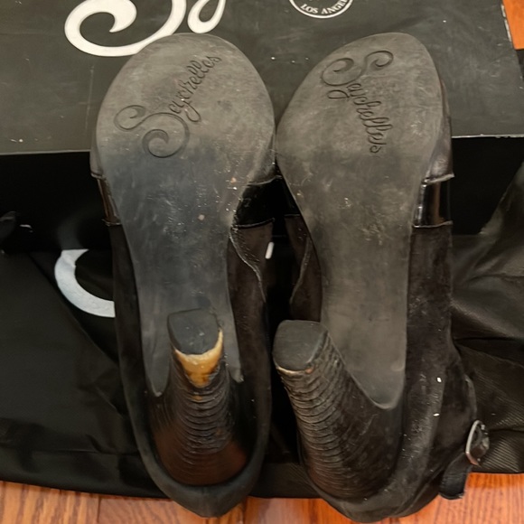 Seychelles Stick Your Neck Put Used Leather Boots Size 7 - Picture 5 of 8